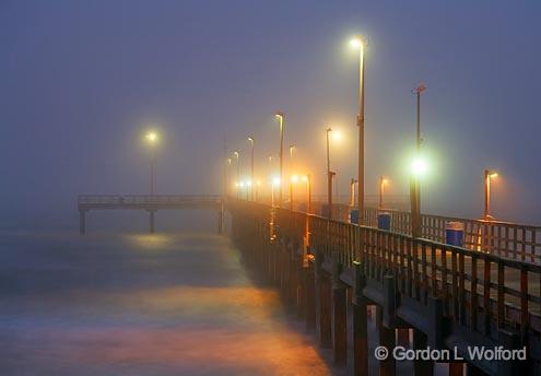 Pier In First Light Fog_41746.jpg - Horace Caldwell Pier photographed along the Gulf coast on Mustang Island at Port Aransas, Texas, USA.